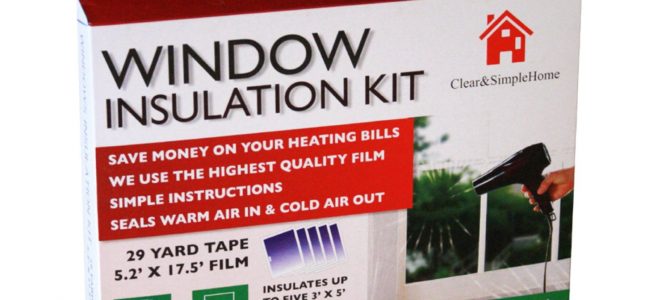 Clear & Simple Home Kit d’isolation de fenêtres
