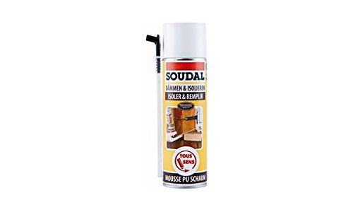 SOUDAL Mousse expansive – Polyuréthane en 500ml